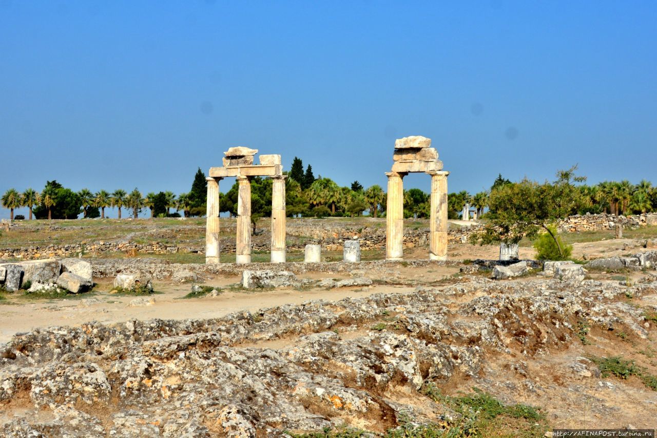 Античный город Иераполис Памуккале (Иерополь античный город), Турция