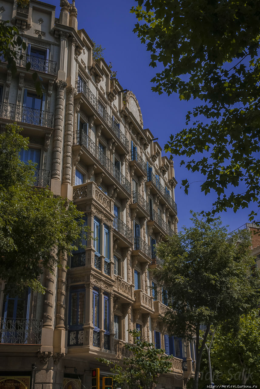 Интересный район в Барселоне Барселона, Испания