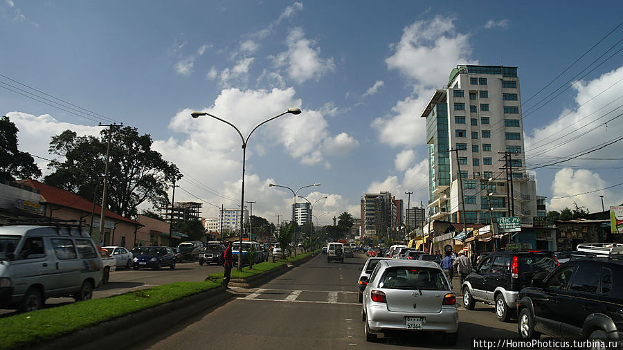 Улицы Аддис-Абебы Аддис-Абеба, Эфиопия
