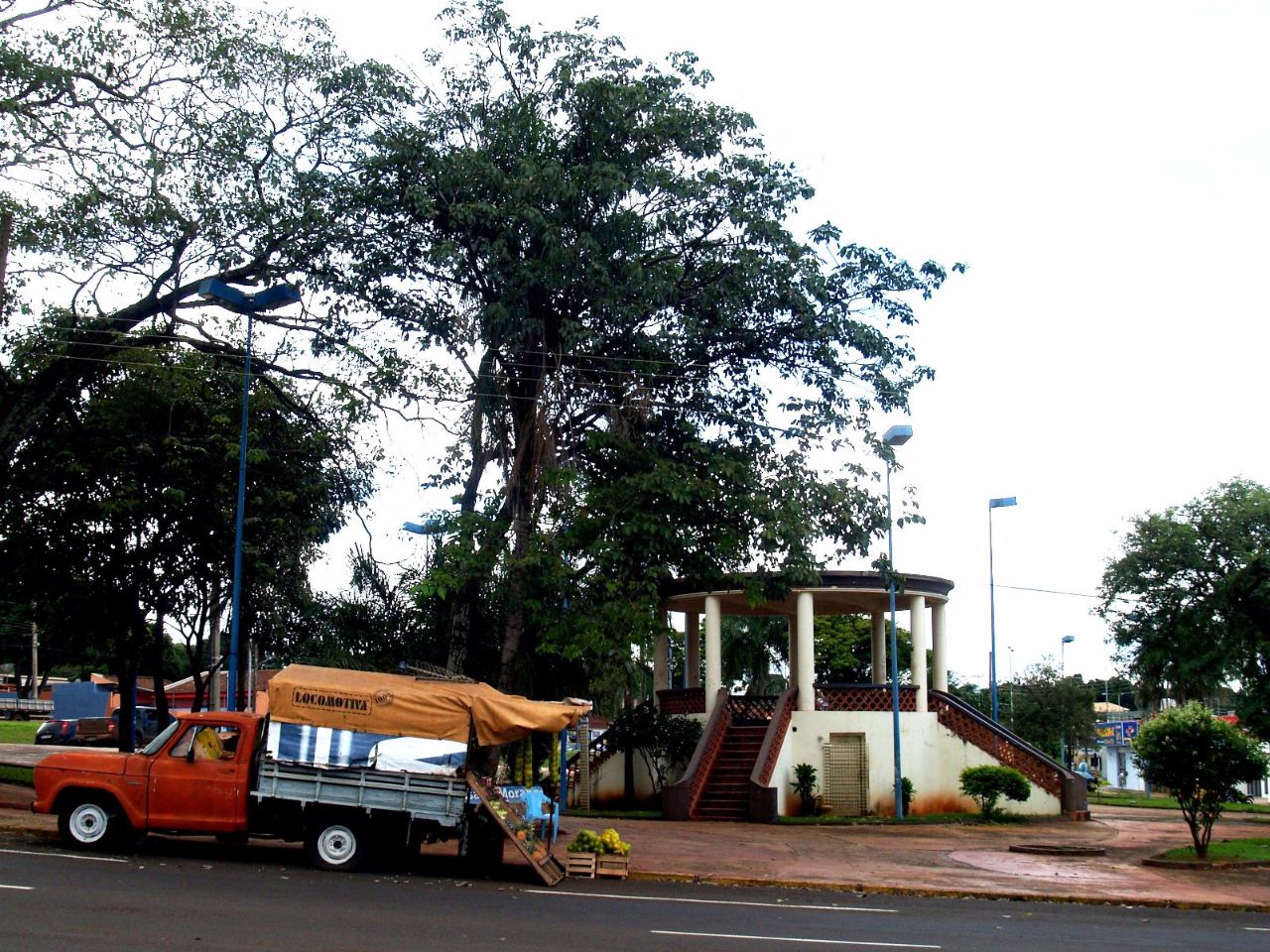 Площадь попугаев ара Кампу-Гранди, Бразилия