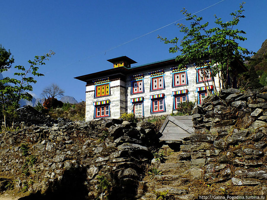 зажиточный тибетский дом Непал