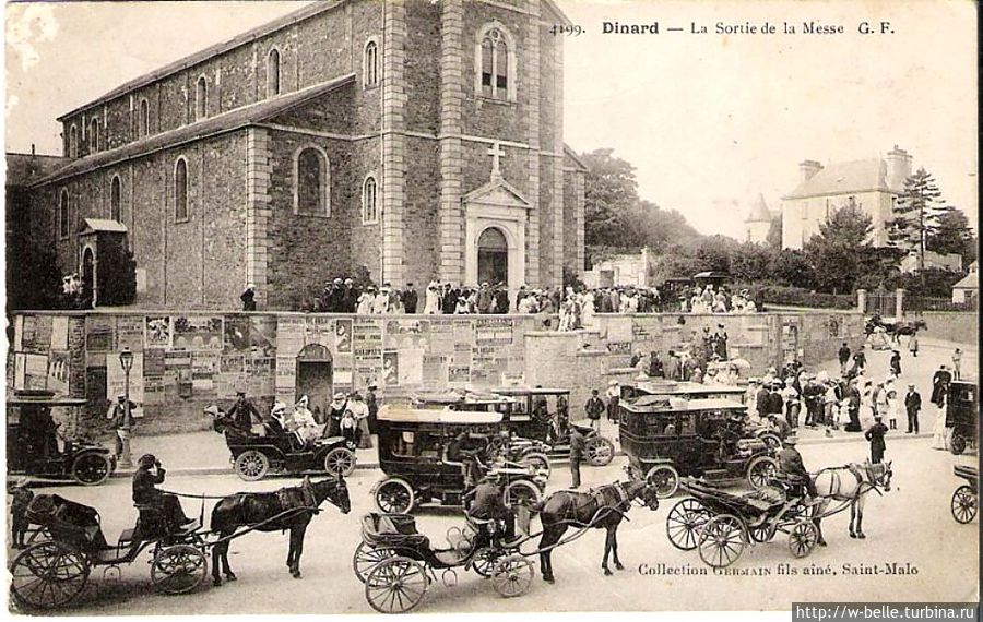 Церковь Св. Варфоломея в Динаре, 1889 г. Динар, Франция