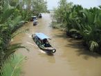 Дельта реки  Меконг. Речные протоки