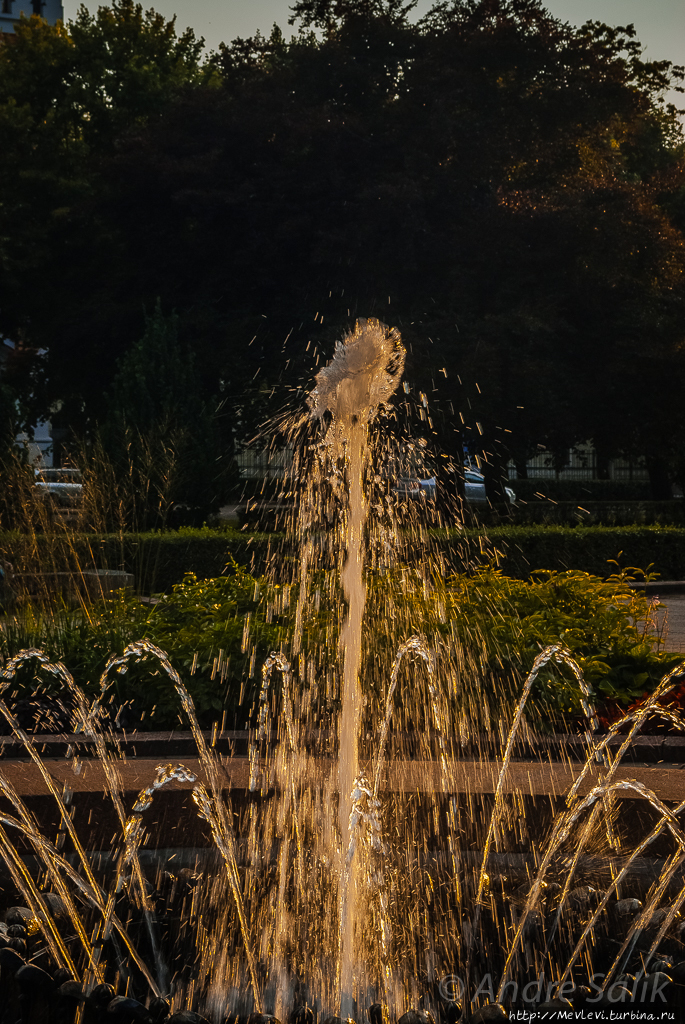 В закатном солнце Рига, Латвия