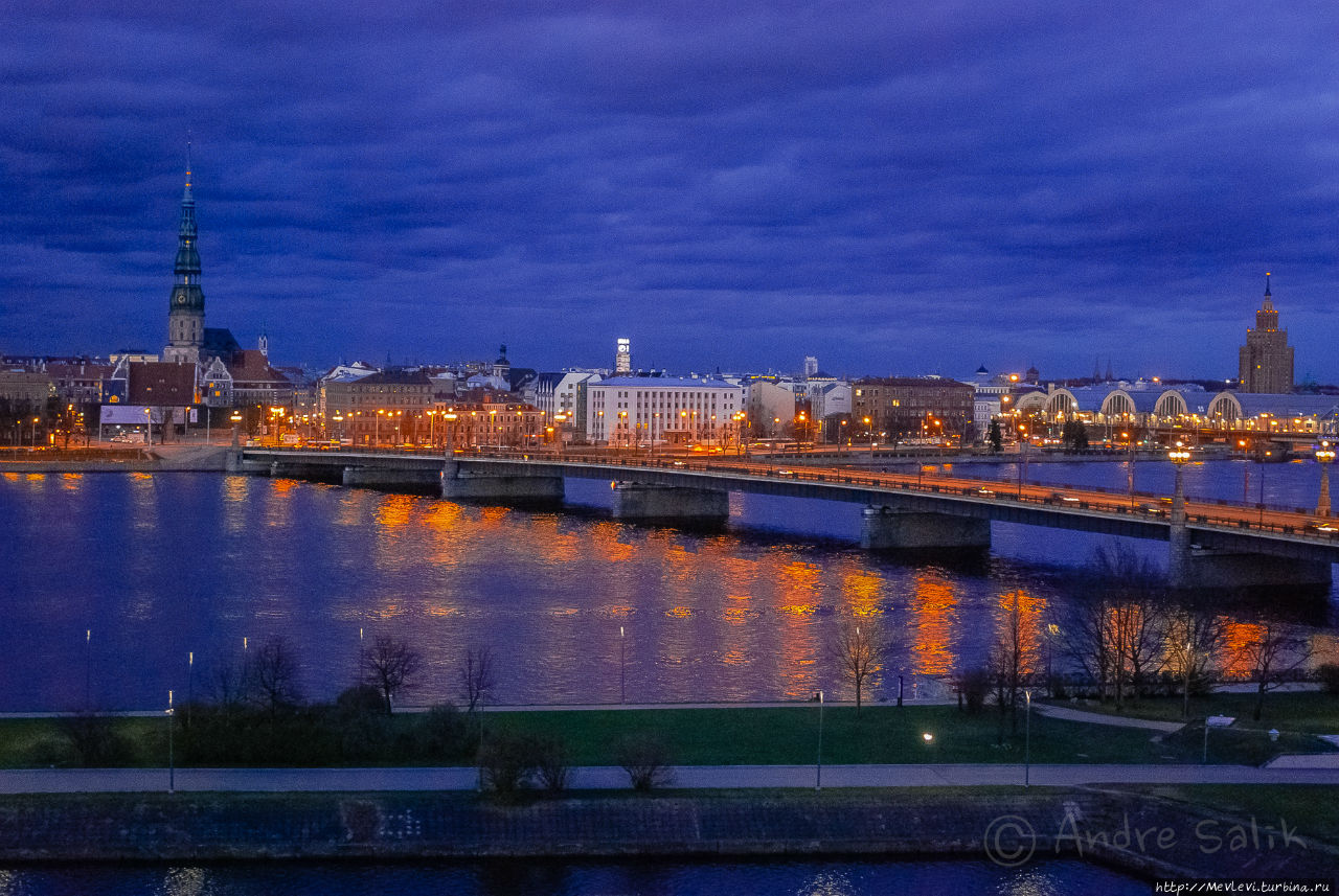 Панорама Старой Риги Рига, Латвия