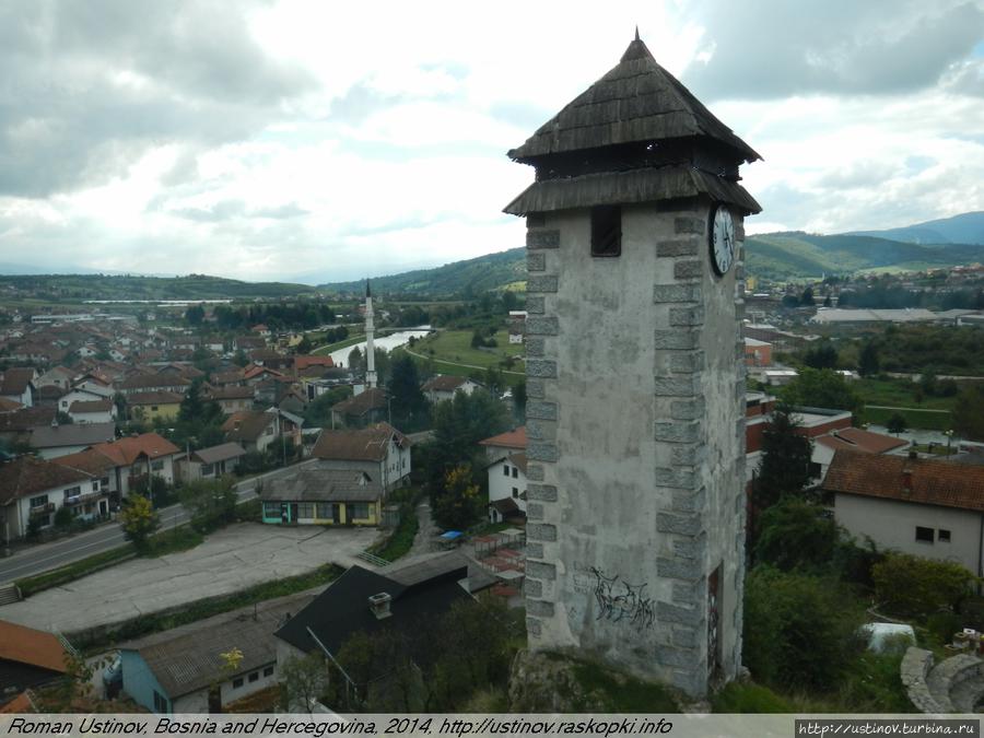 Боснийский городок Доньи-Вакуф и его окрестности Доньи-Вакуф, Босния и Герцеговина
