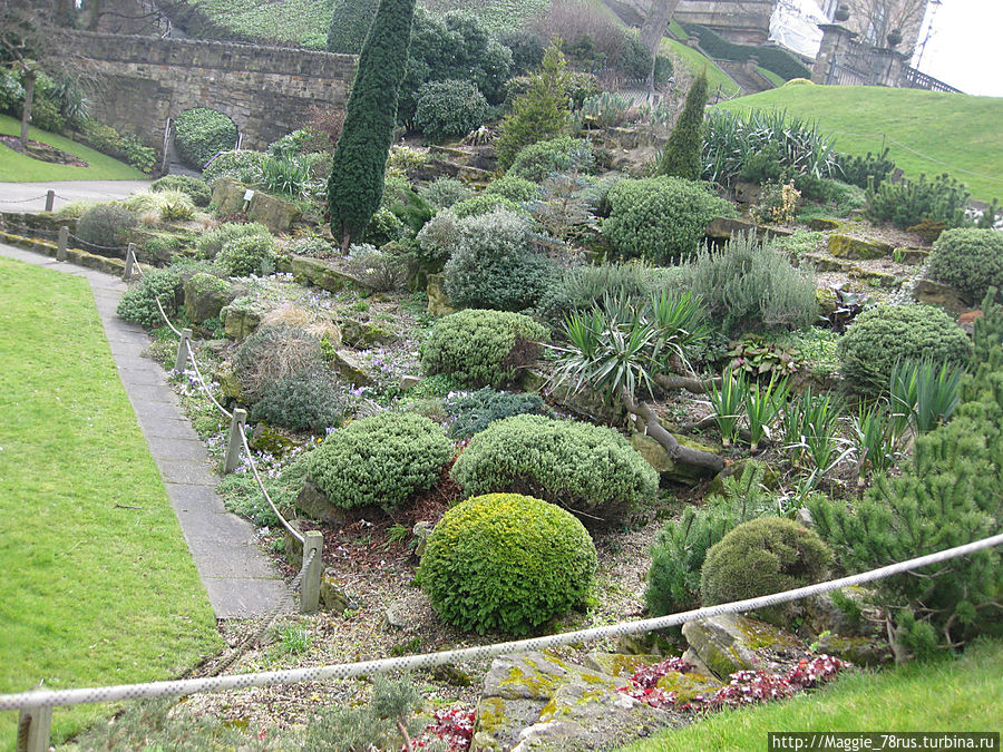 Сад Ноттингемского замка Англия, Великобритания