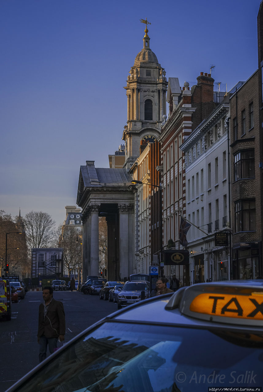 В центре Лондона Лондон, Великобритания