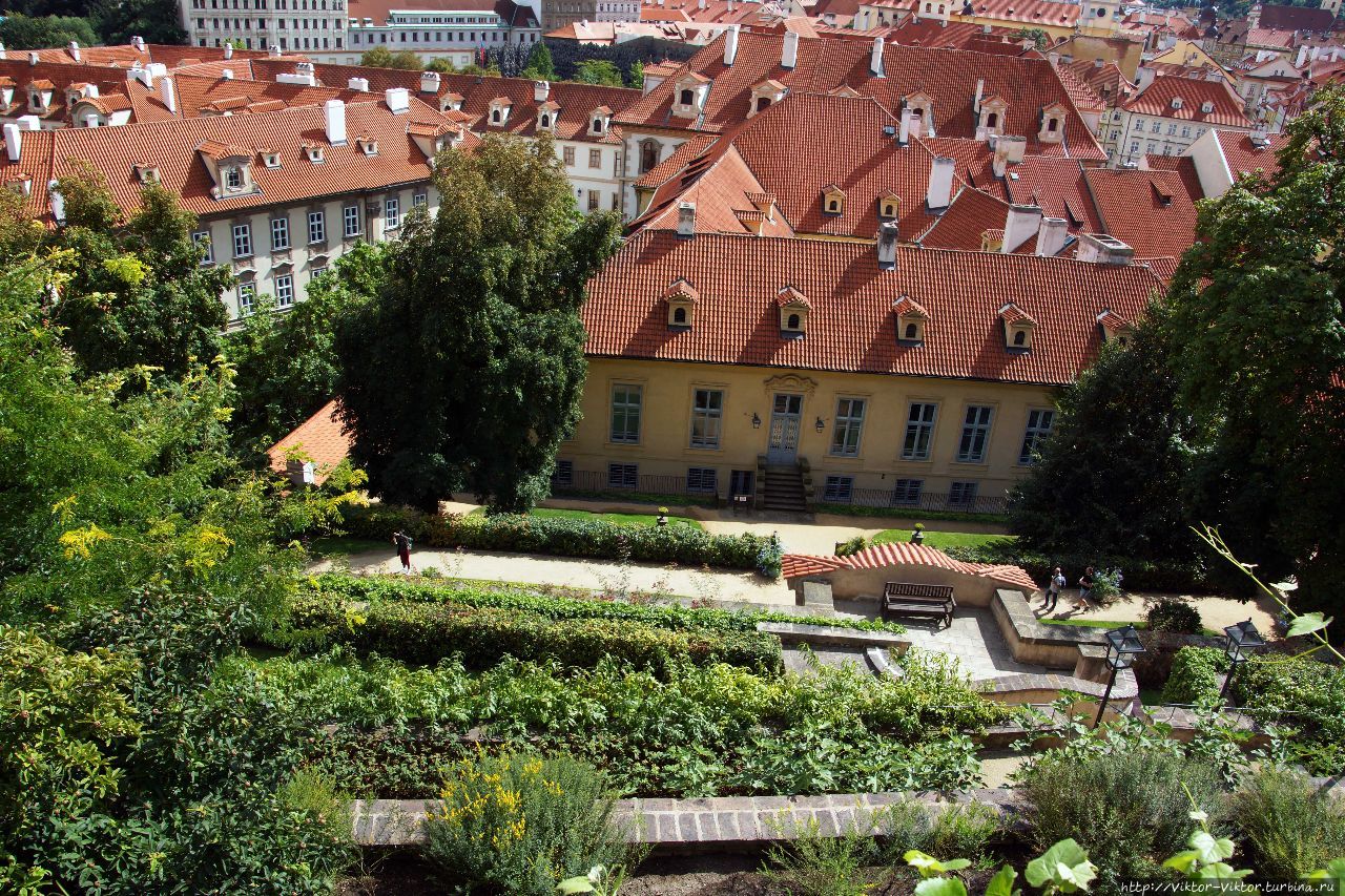 Сады Пражского Града. Большой сад Палффи Прага, Чехия