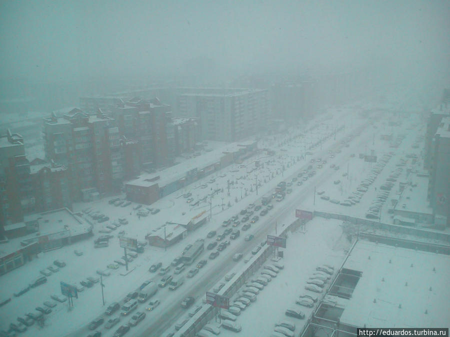 И только 17 декабря улёгся снег Красноярск, Россия