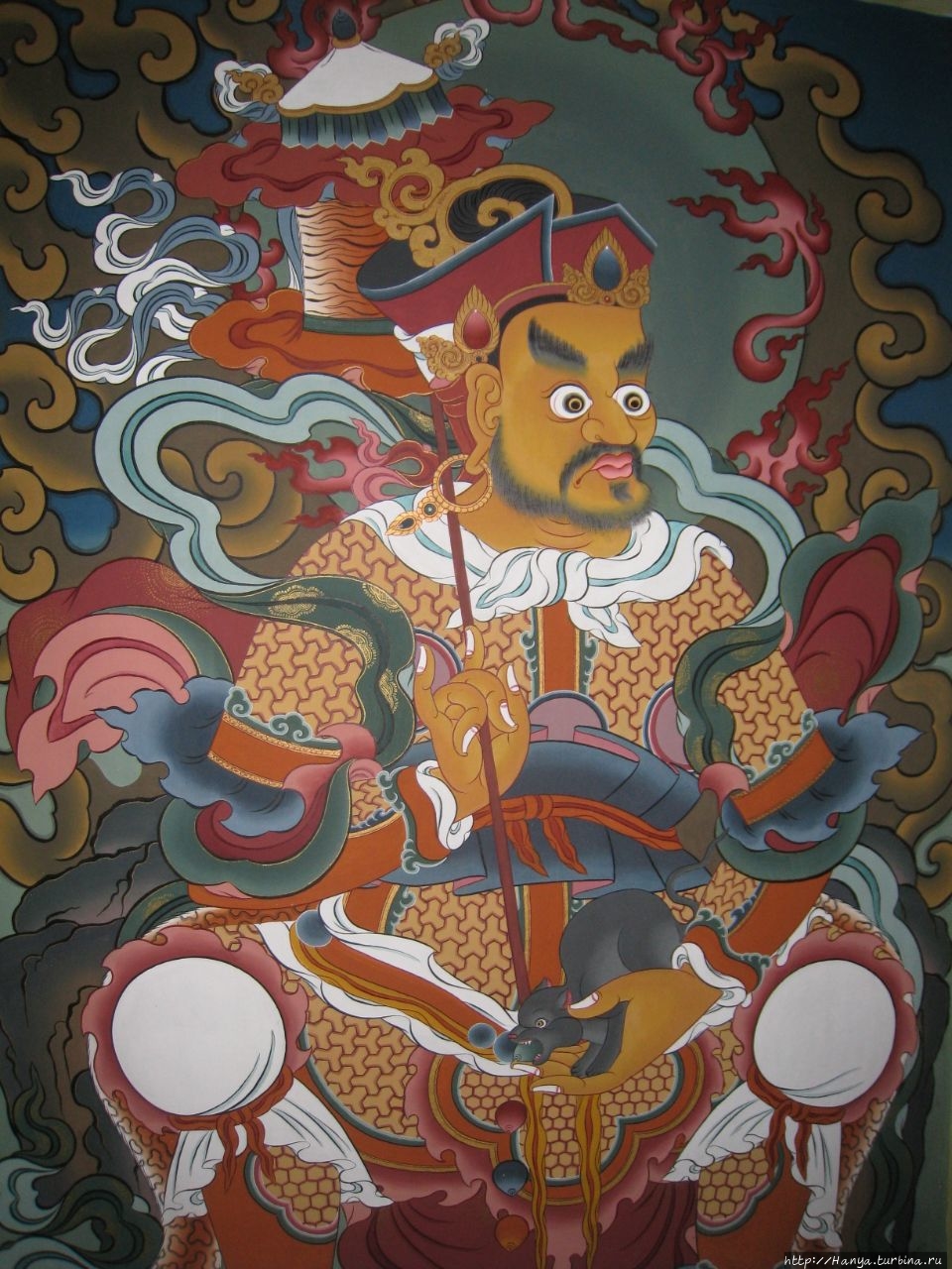 Один из 4-х Небесных Царей, охраняющих 4 стороны света