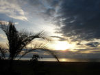 Закат на озере Ньяса (Малави)