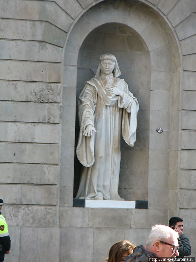 Площадь Святого Якова. Перекресток главных римских дорог Барселона, Испания