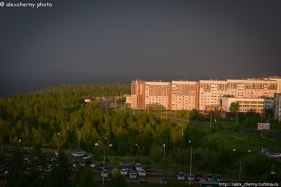 еще закат уже из номера