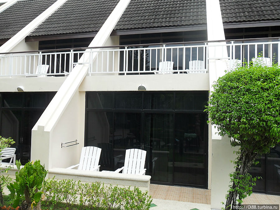 Наш номер на 1м этаже с небольшой терраской