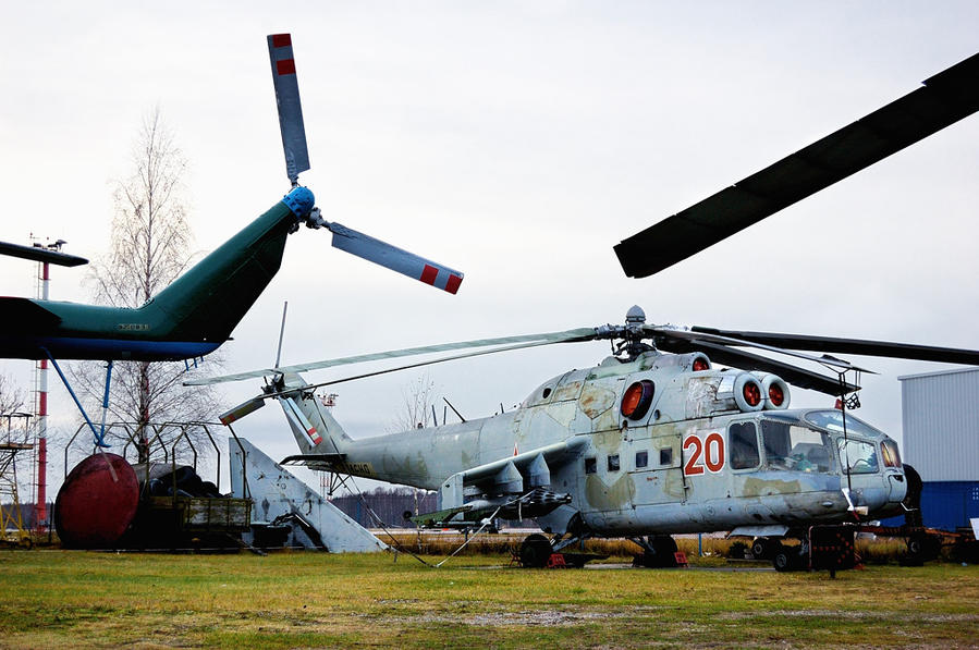 Вертолет Ми-24А Рига, Латвия
