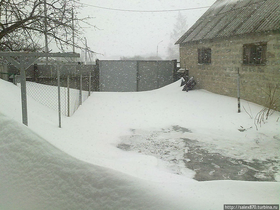 Прогулка по мартовским зимним Понырям Поныри, Россия