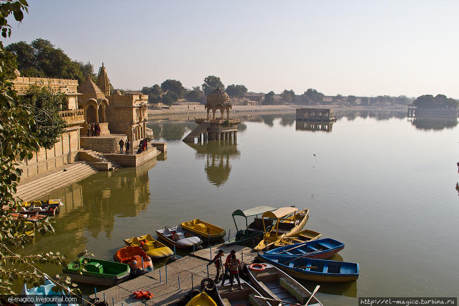 Озеро Гадисар, Джайсалмерский форт и хавели Джайсалмер, Индия