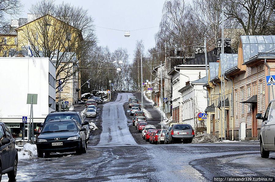 Зимний день в Турку Турку, Финляндия