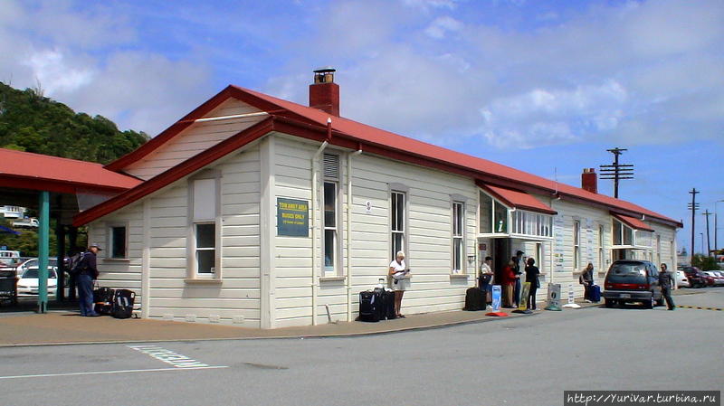 Вокзал в городке Греймут Крайстчерч, Новая Зеландия