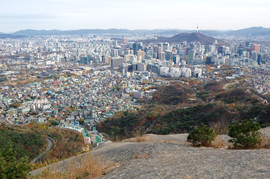 Рассказ про Сеул, тетю Гулю и гору Инвансан Сеул, Республика Корея