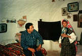 Наш гид Мохаммед (или Ахмед?) в жилище берберской женщины