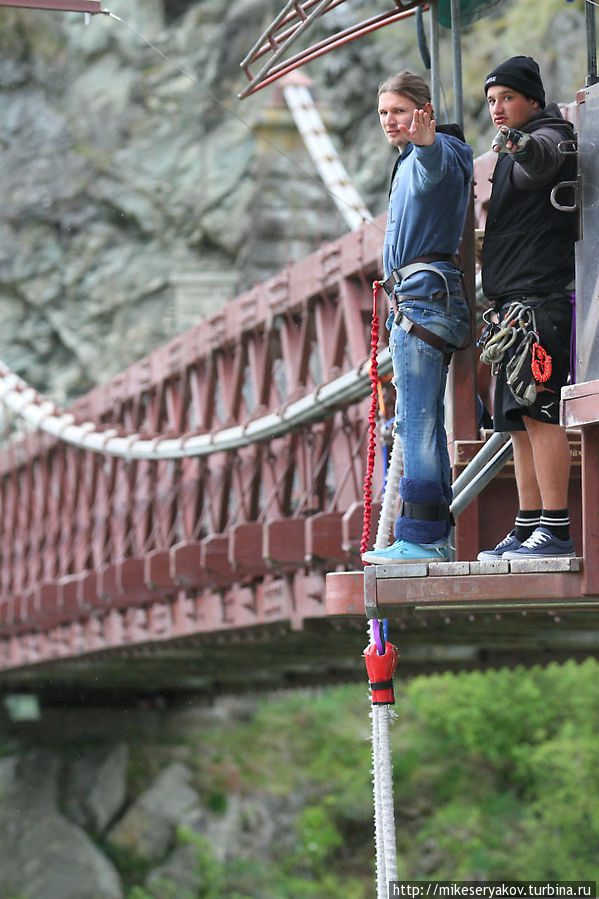 First Bungy in the world Квинстаун, Новая Зеландия