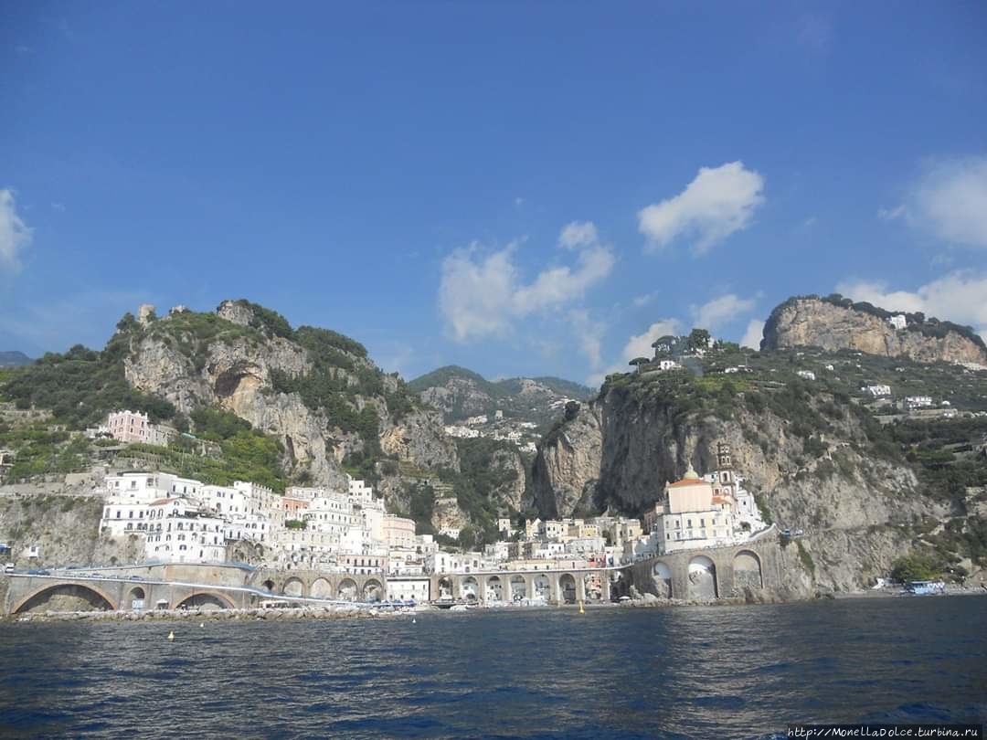 От Positano до Salerno вдоль побережья на скутере Костьера-Амальфиана – Амальфийское побережье, Италия