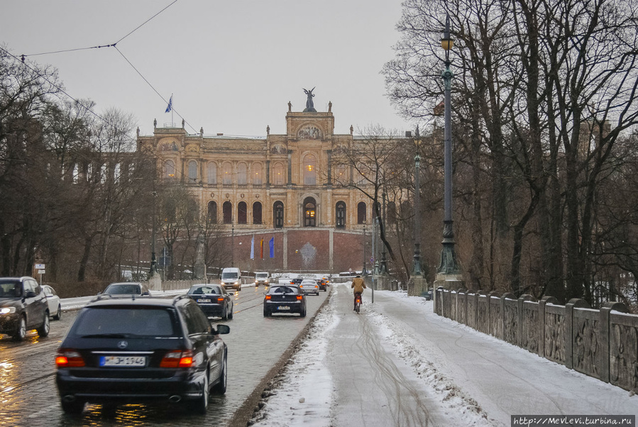 На берегу Изара Мюнхен, Германия