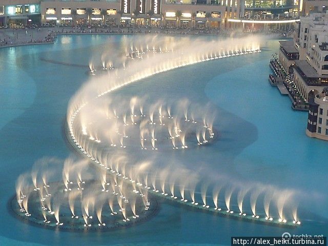 Поющие фонтаны Дубай, ОАЭ