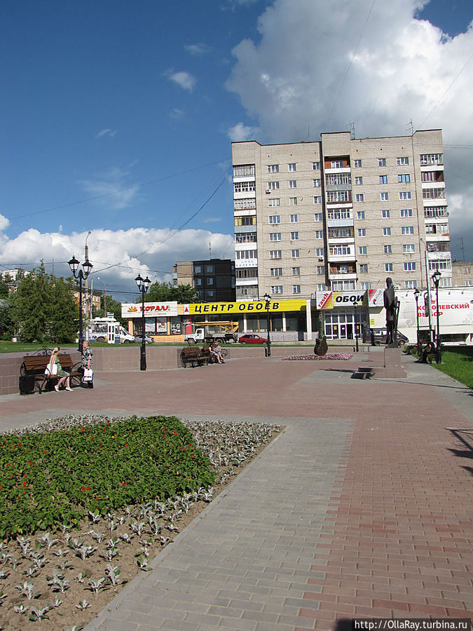 Общий вид на Арт-сквер. Иваново, Россия