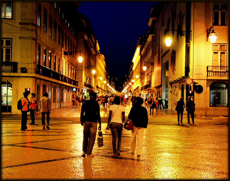 Очарование вечернего Лиссабона Лиссабон, Португалия