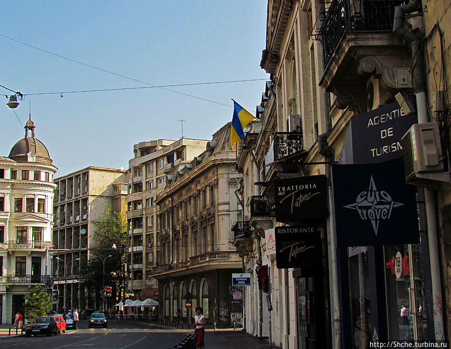 Красивый город Бухарест Бухарест, Румыния