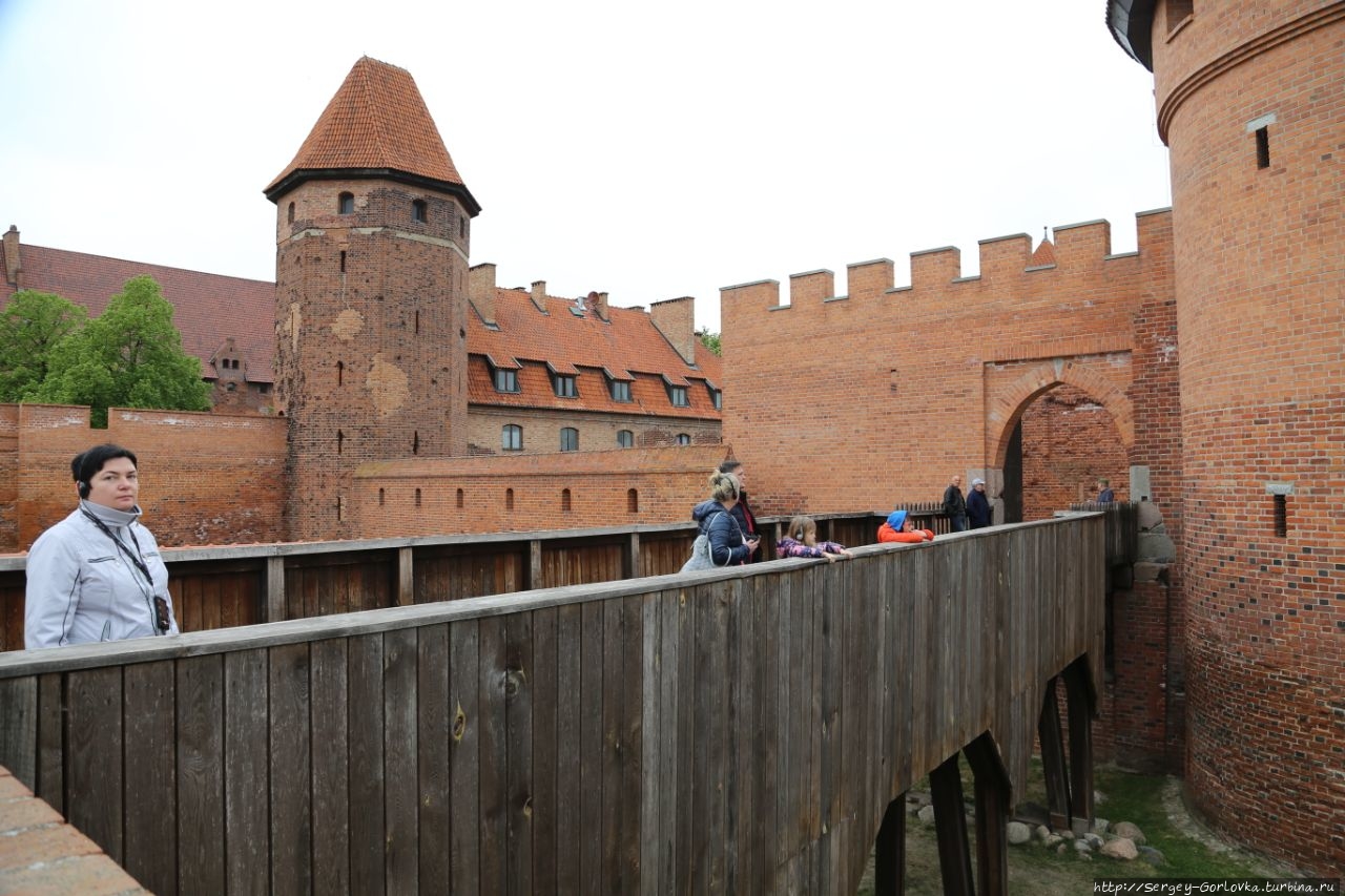Столица  тевтонских  рыцарей Мальборк, Польша