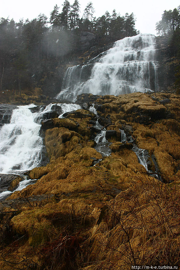 Водопады трассы 520 Сёуда, Норвегия
