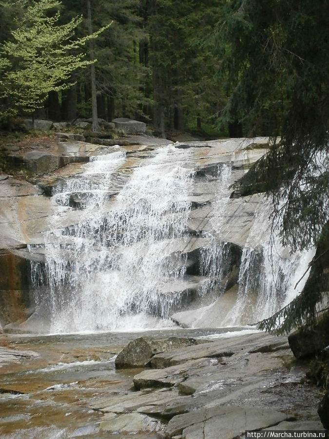 Мумлавские водопады Яблонец-над-Нисой, Чехия