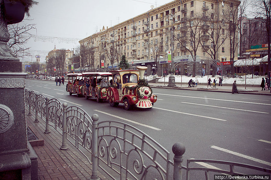 Рождественский паровоз Киев, Украина