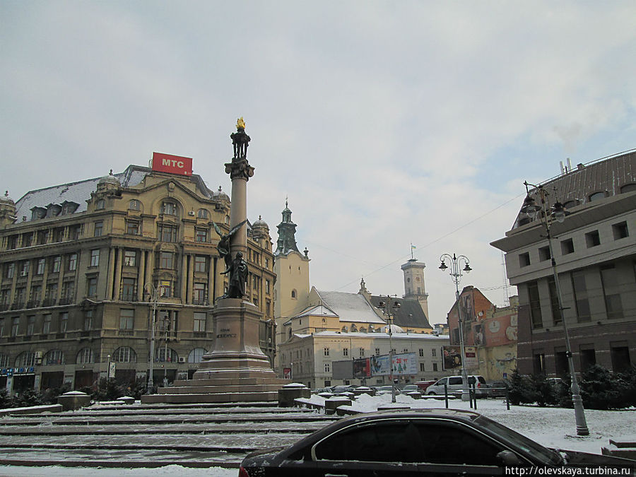 Площадь А.Мицкевича Львов, Украина