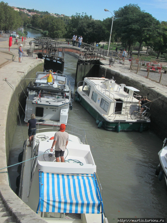 Шлюзы Фонсеран канала Дю Миди (UNESCO 770) Безье, Франция
