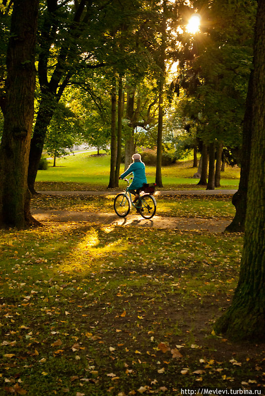 Бабье лето в парке Кронвальда. Рига Рига, Латвия