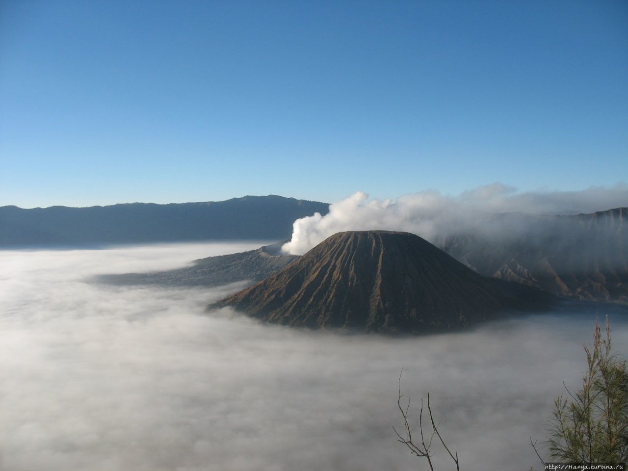 Вулкан Бромо Бромо-Тенггер-Семеру Национальный Парк, Индонезия