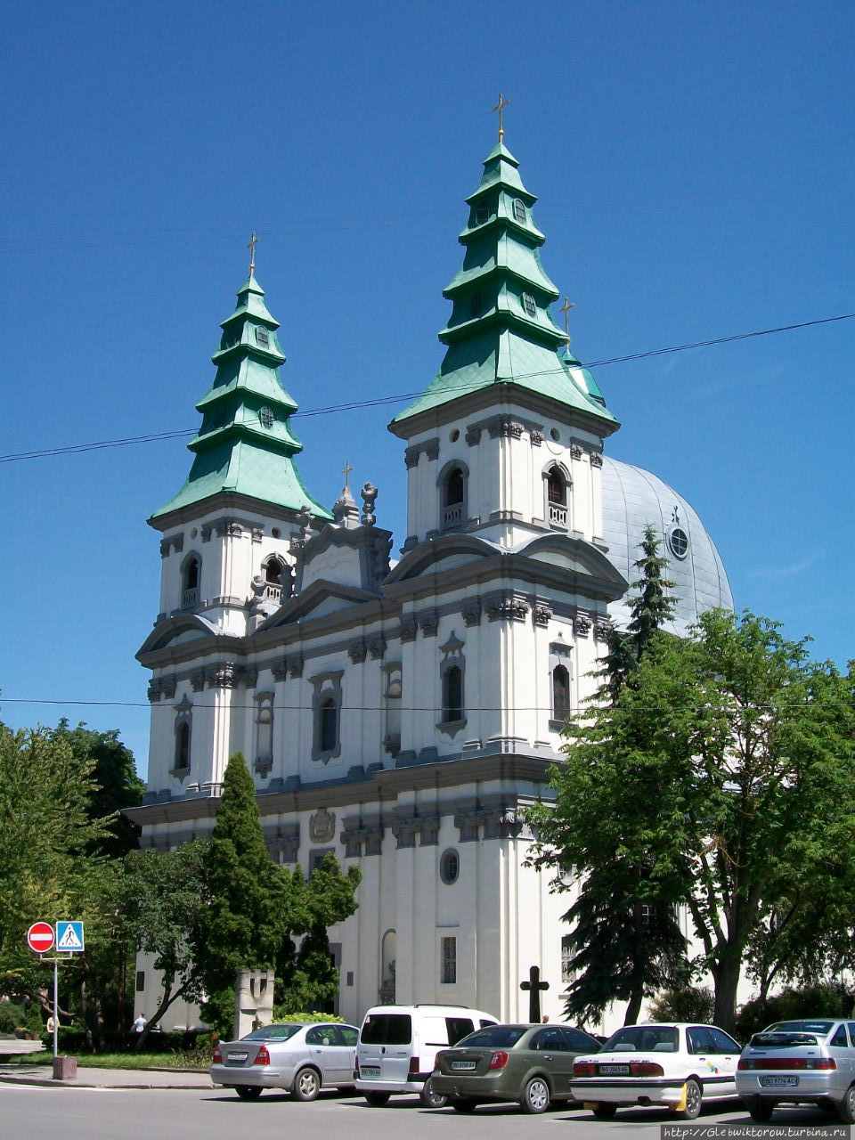 Прогулка от пруда до театра Тернополь, Украина