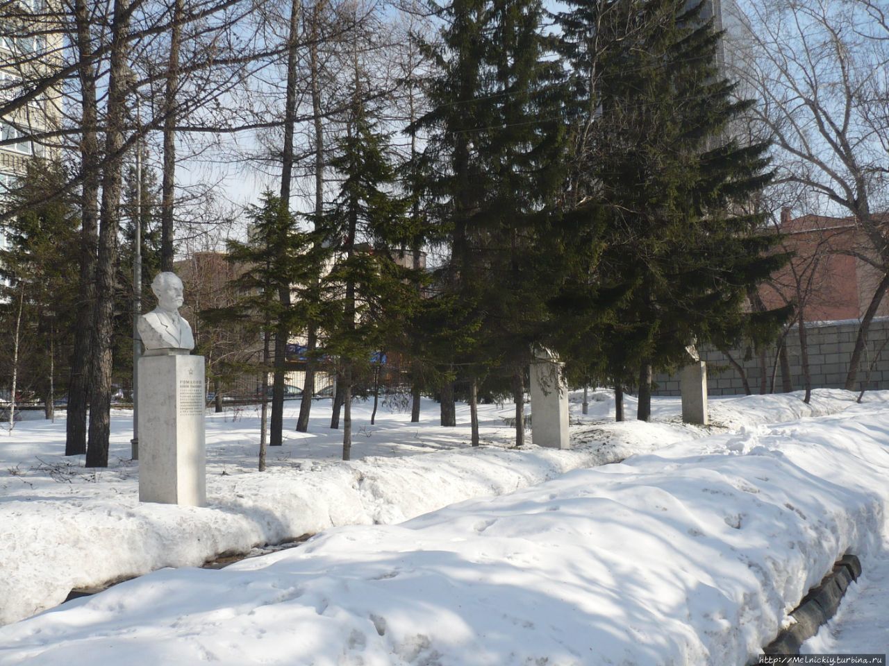 Мемориальный сквер павших героев Гражданской войны Новосибирск, Россия