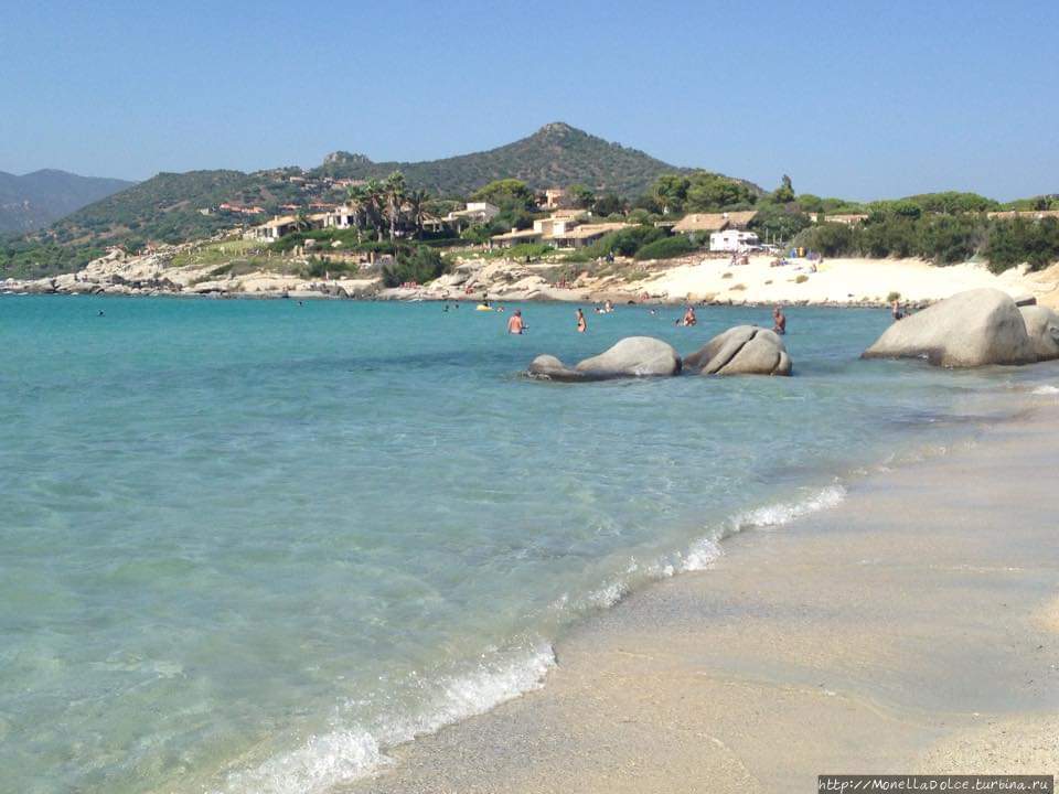 Пляж лидо дэл Рисо (Вилласимиус) / Spiaggia Lido del Riso (Villasimius )