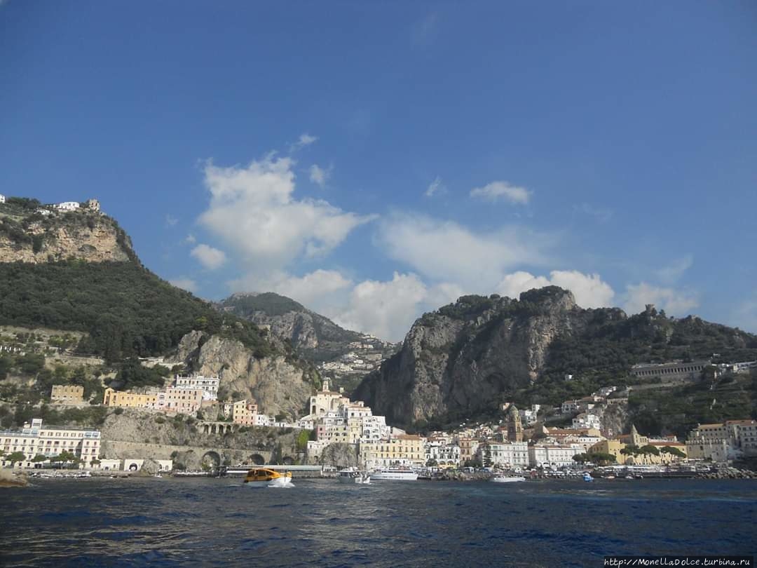 От Positano до Salerno вдоль побережья на скутере Костьера-Амальфиана – Амальфийское побережье, Италия