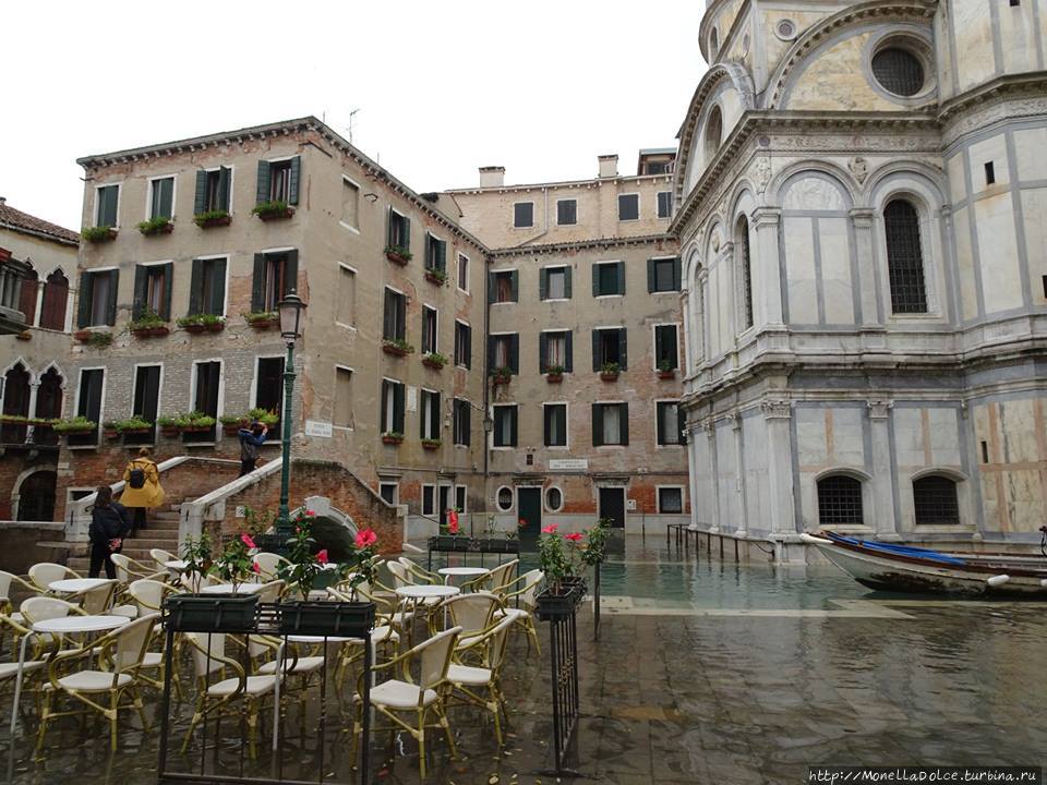 Acqua alta в Венеции в районе San Marco (29 октября) Венеция, Италия