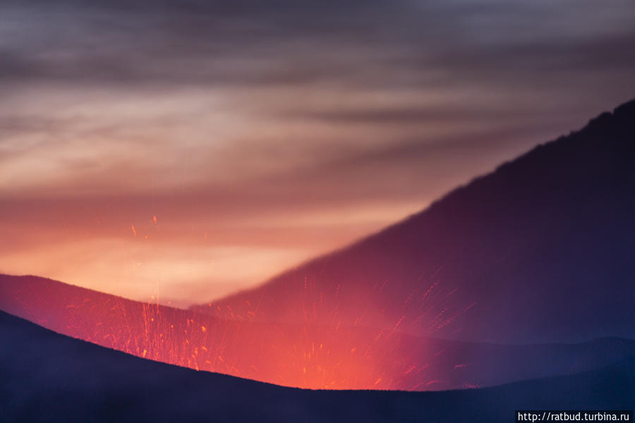 Извержение вулкана Толбачик. Часть 3. Июль 2013 Толбачинский дол (вулкан Острый Толбачик 3682м), Россия
