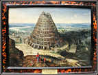 Вавилонская башня, Лукас ван Фалькенборх, Музей Лувр