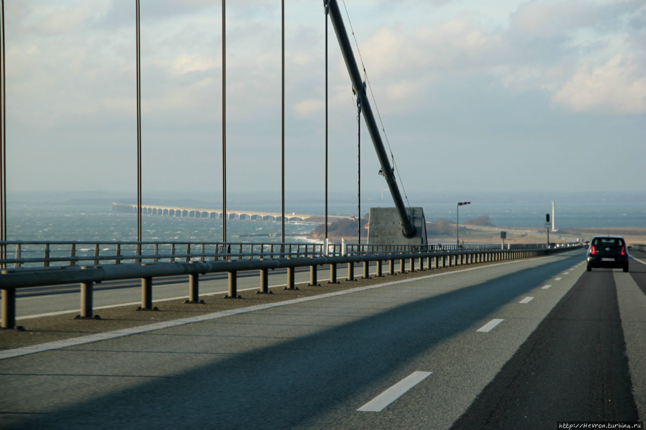 Мост Большой Бельт Нюборг, Дания