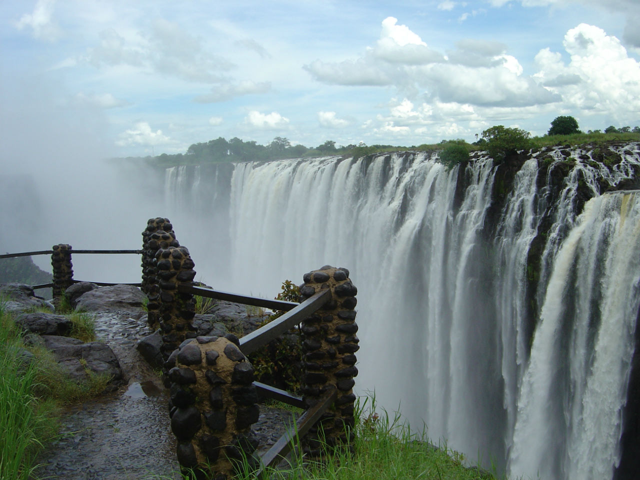 Водопад Виктория (сторона Замбии) / Victoria Falls Zambia